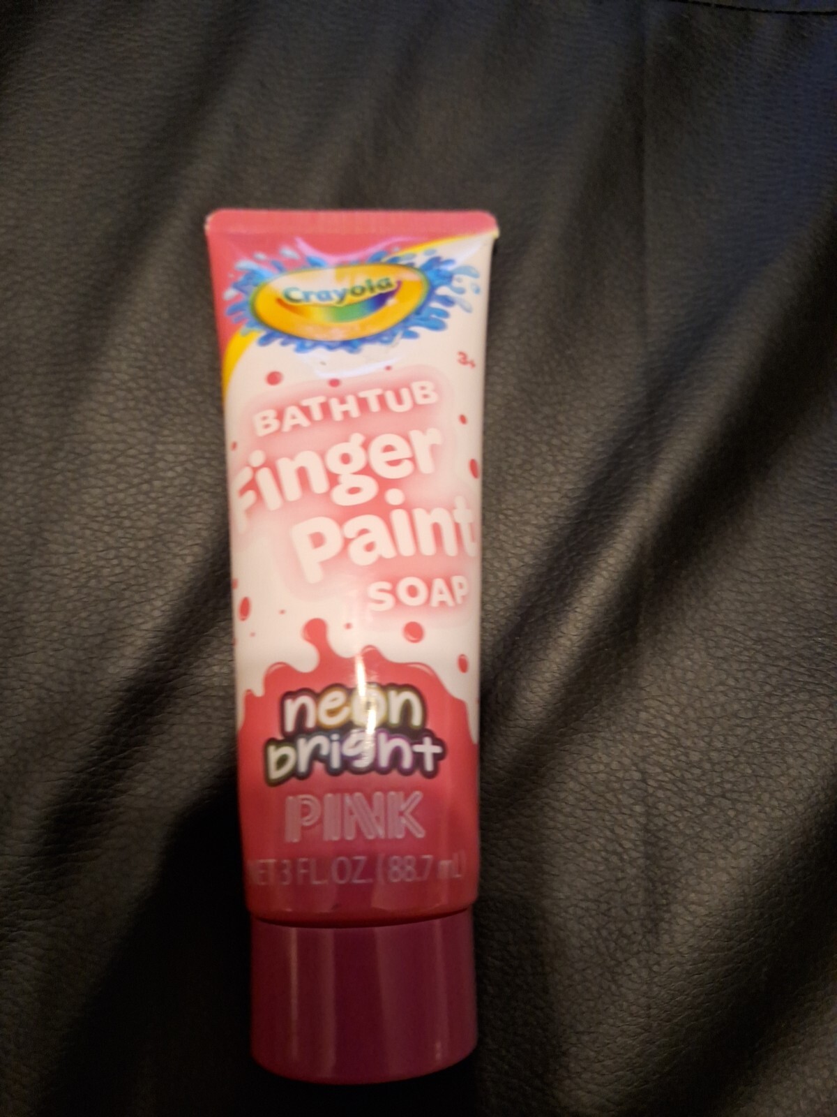 Crayola Bathtub Finger Paint Soap Tube Single (Neon Pink) 3 oz