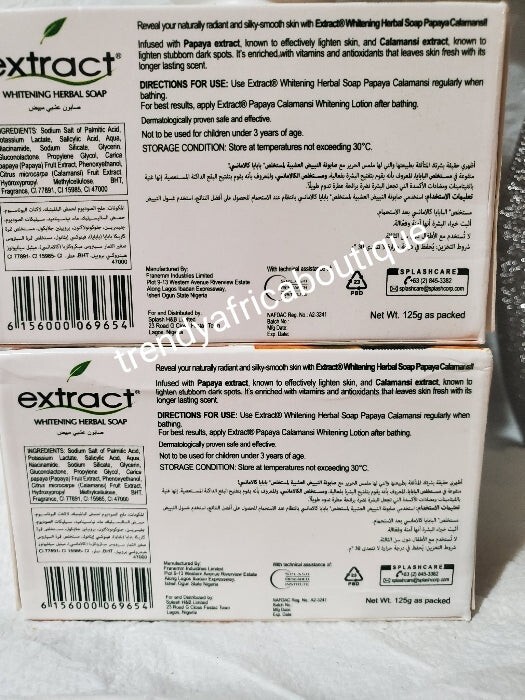 X2 Extract whitening soap with papaya. (NIGERIA) for Tougher SKIN. Lasting Scent