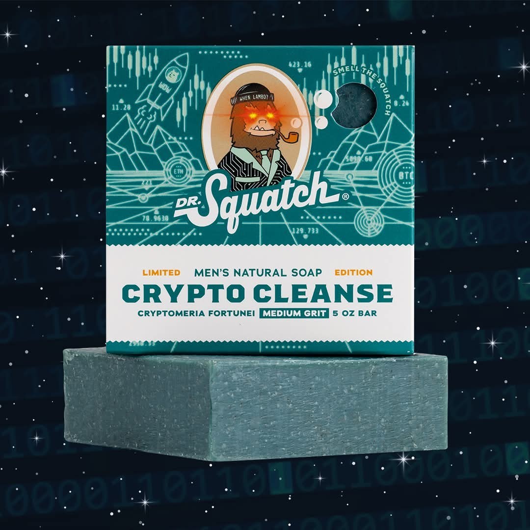 Dr. Squatch Crypto Cleanse Soap Bricc 5 oz New Limited Edition Sold Out 2 Pack