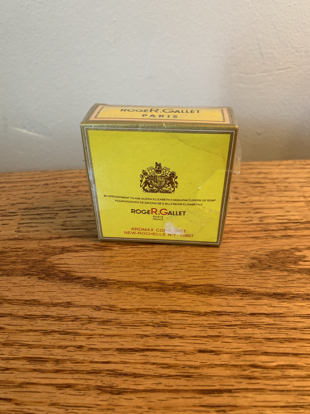 Roger & Gallet Soap Rose THE 2oz Original Box VTG Tea Bath Sealed Perfume Paris