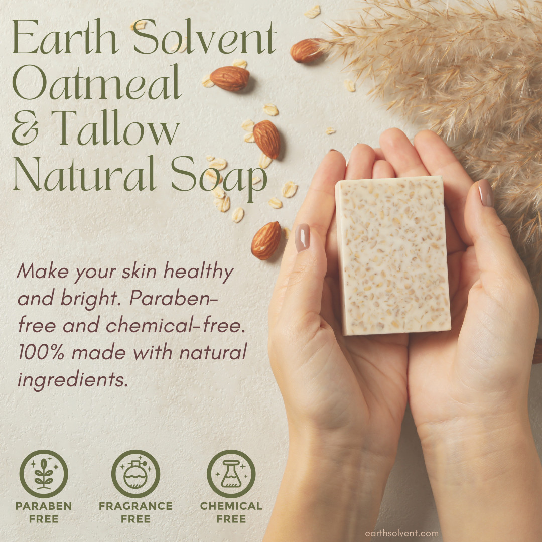 Tallow Soap Bar Natural Grass Fed Beef Tallow Soap Hypoallergenic Sensitive Skin