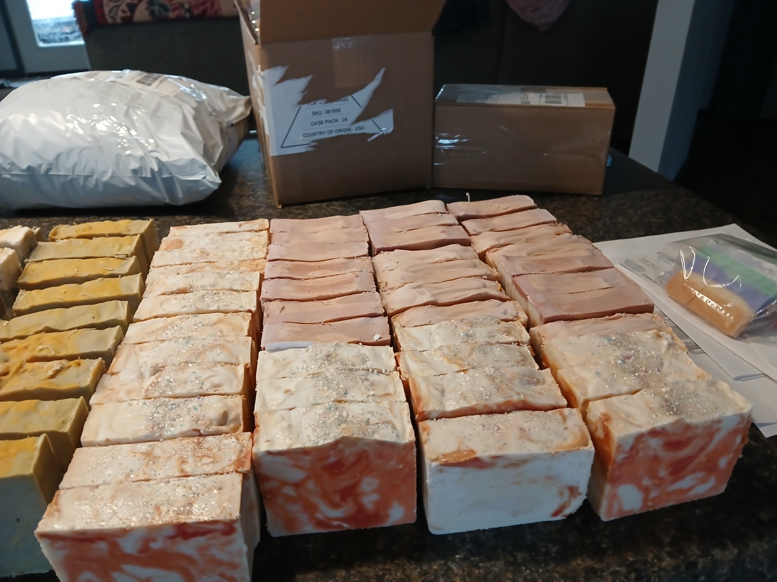 Goats Milk soap samples, assortment 1 pd.