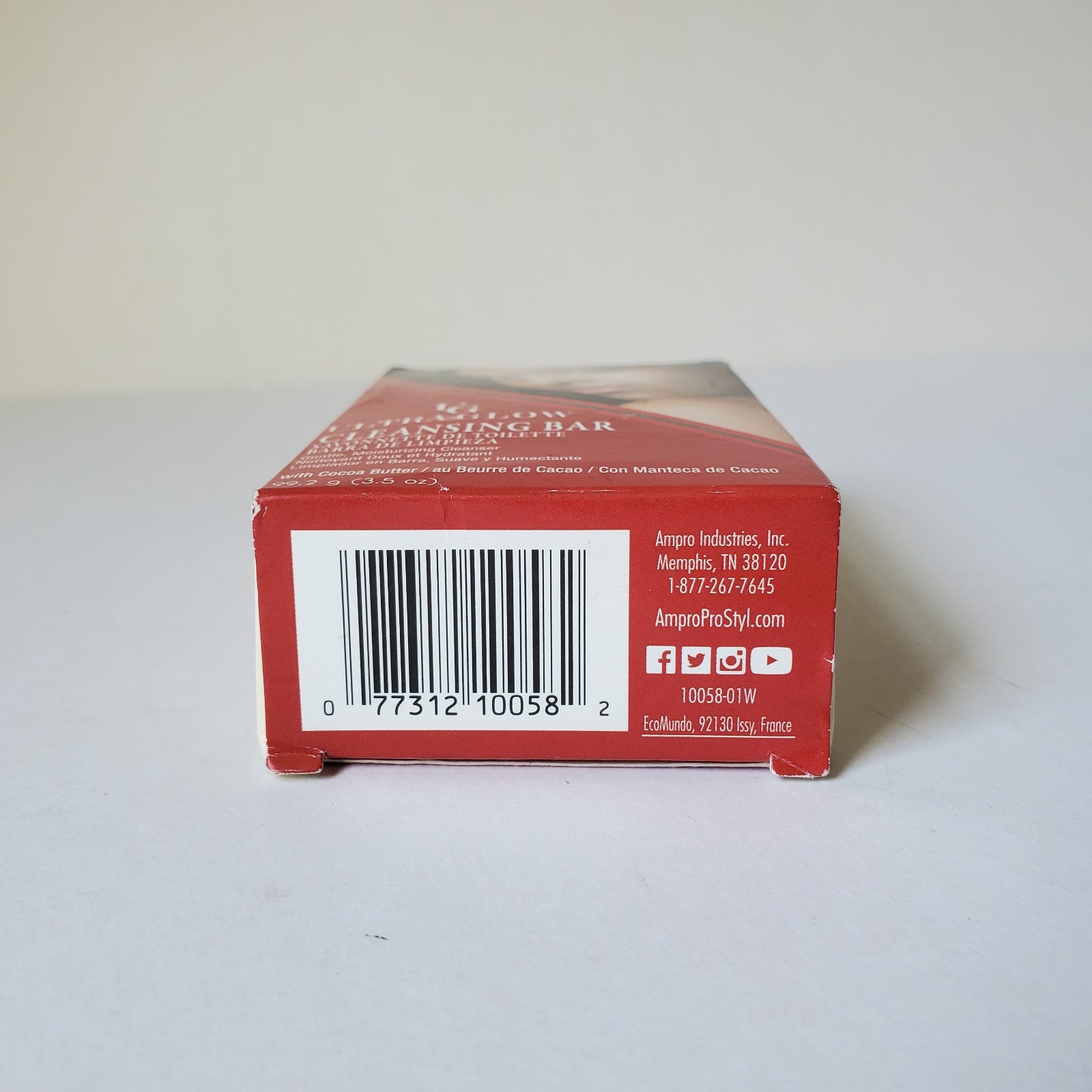 4 Bars Ultra Glow Cleansing Bar Soap With Aloe Vera UG 3.5 oz Each Lot Cleanser