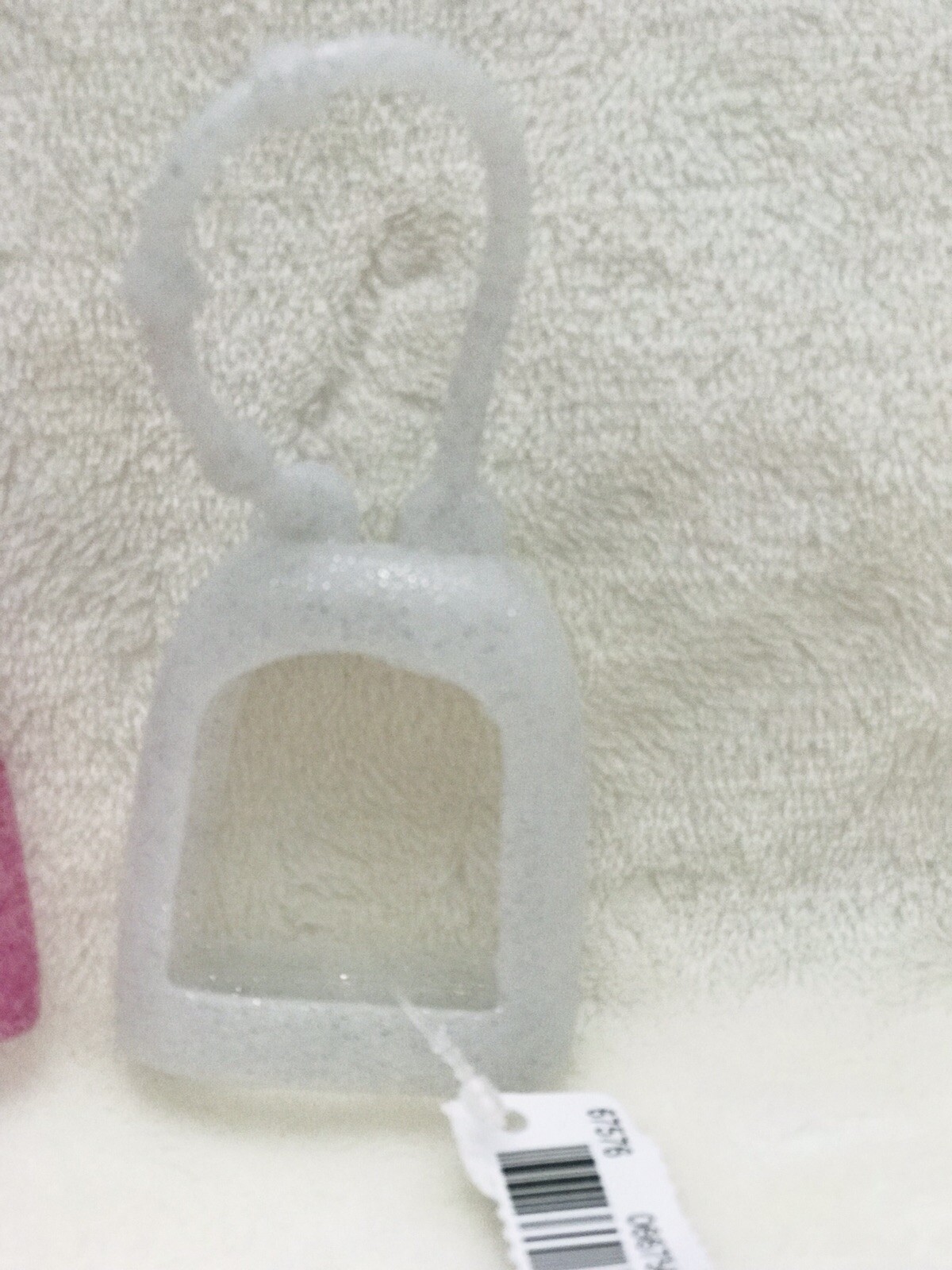 2 Bath Body Works Silver White & Pink GLITTER Pocket Back Holder Case Sleeve NEW