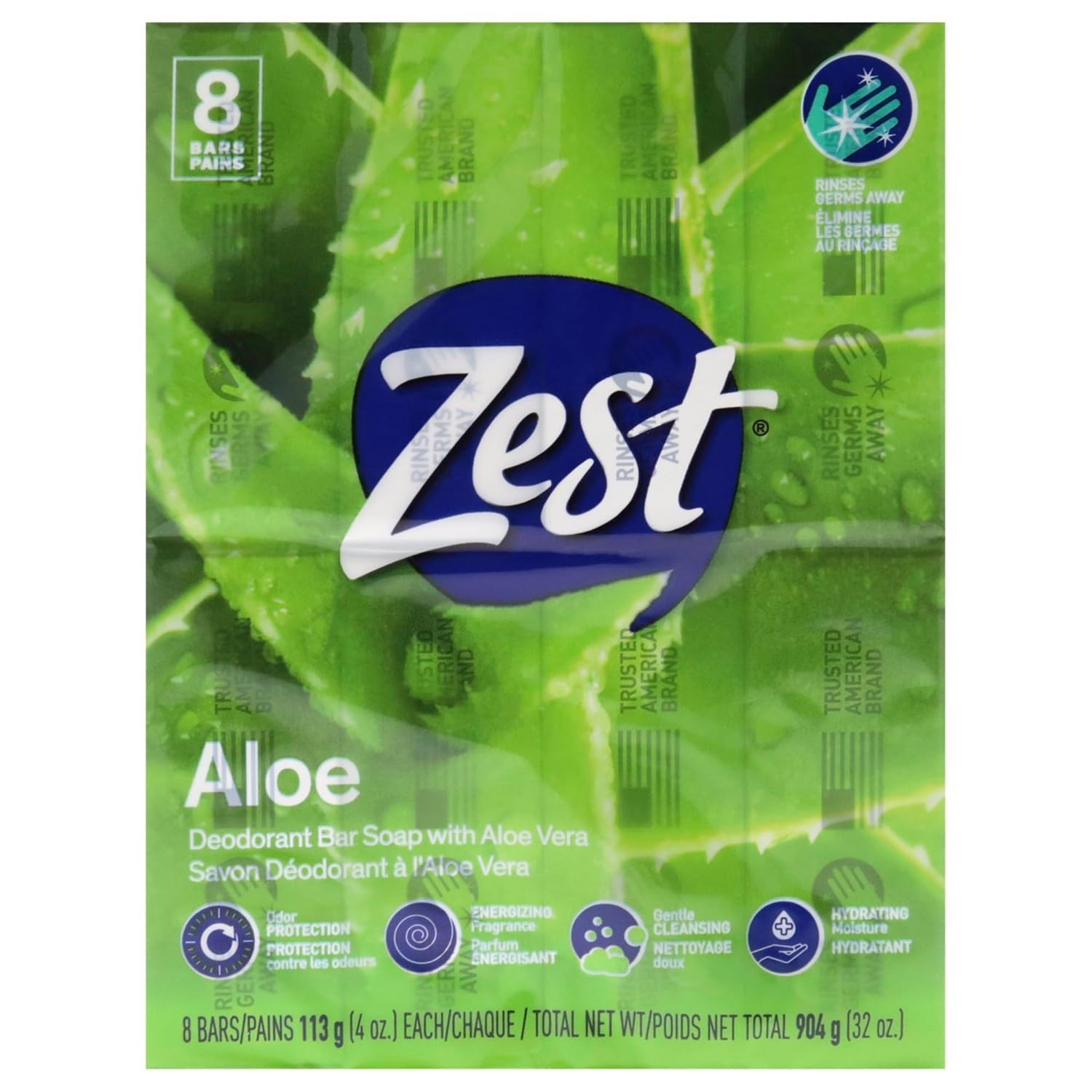 Soothing Fresh Aloe Soap – 8-Pack, 4oz Each for a Refreshing Bath Experience