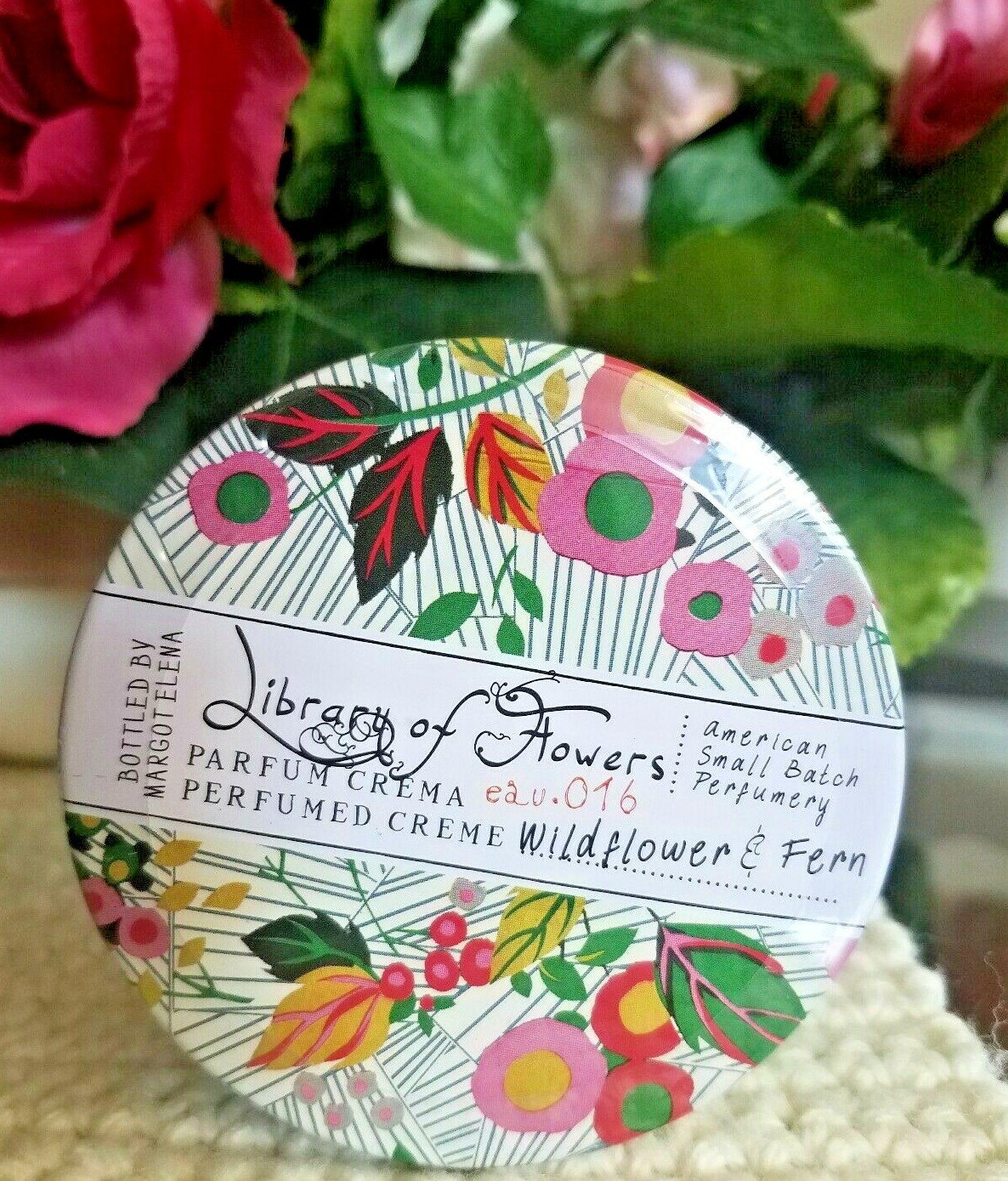 LIBRARY OF FLOWERS Wildflower And Fern Perfumed Creme 016