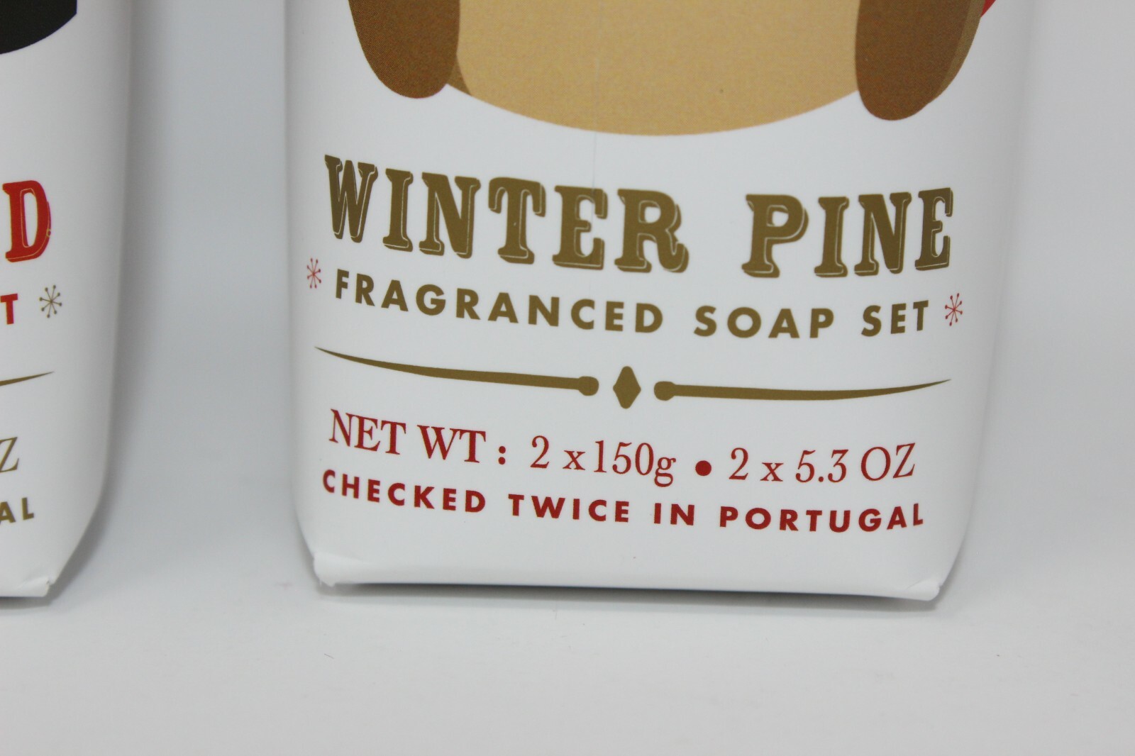 NEW CASTELBEL PORTO 2 SET OF 10.6 oz. GINGERBREAD, WINTER PINE SCENTED BAR SOAP
