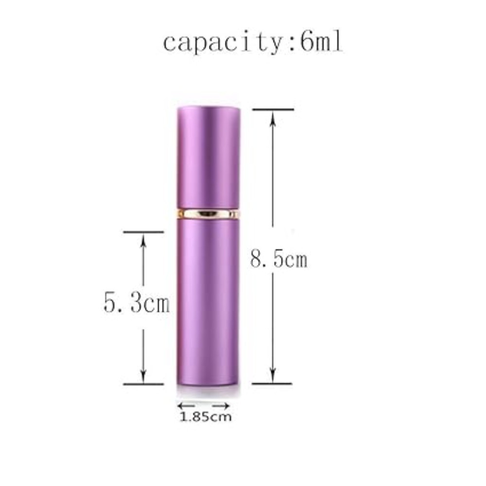 GOLF 6pcs Mini Refillable Perfume Bottles – Botellas de Perfume Recargables, 6ml