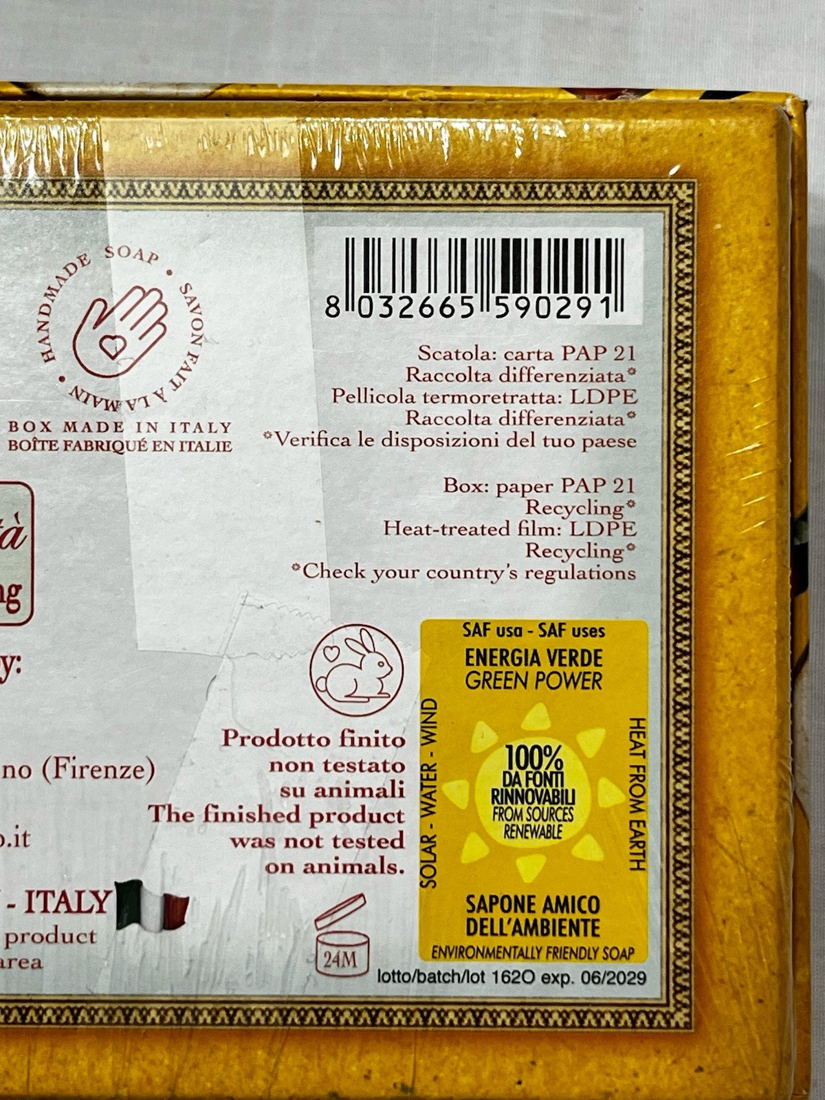 Saponificio Artigianale Fiorentino Decorative Scented Soap Set Made in Italy