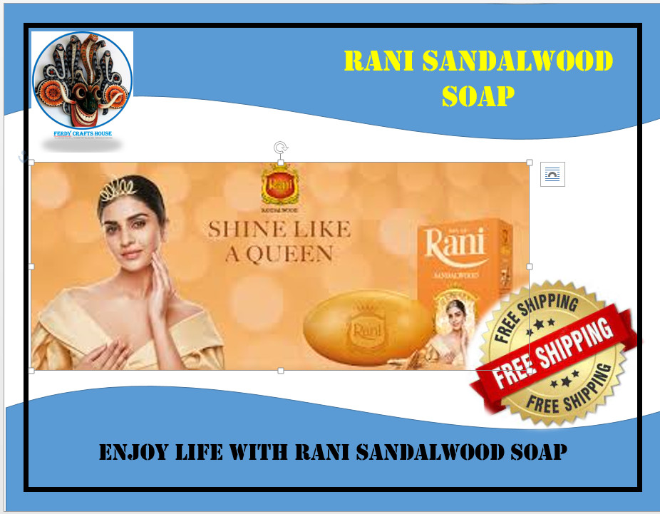 90g Ceylon Rani Natural Beauty Herbal Ayurvedic Body Sandalwood fragrance soap