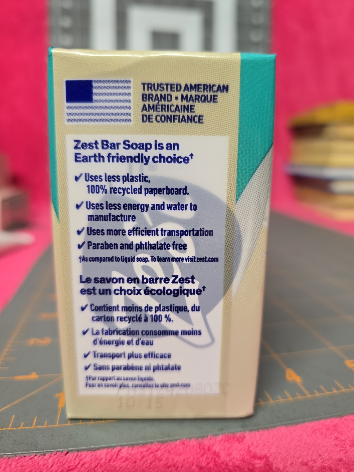 Zest Cocoa Butter & Shea Deodorizing Bar Soap W Moisture 4ct 3.2 Oz Each NIPS