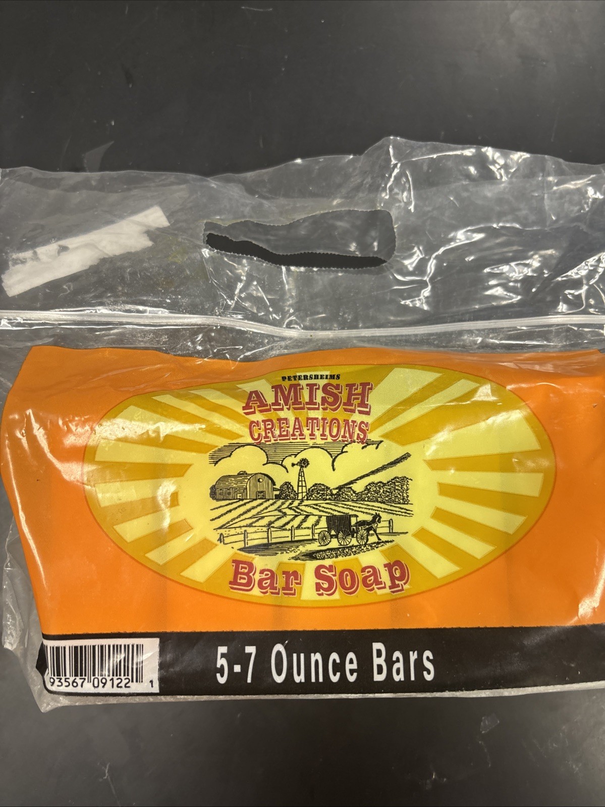Amish Country Bar Soap HUGE 7 oz Bars (5 Bars Total) ~NEW