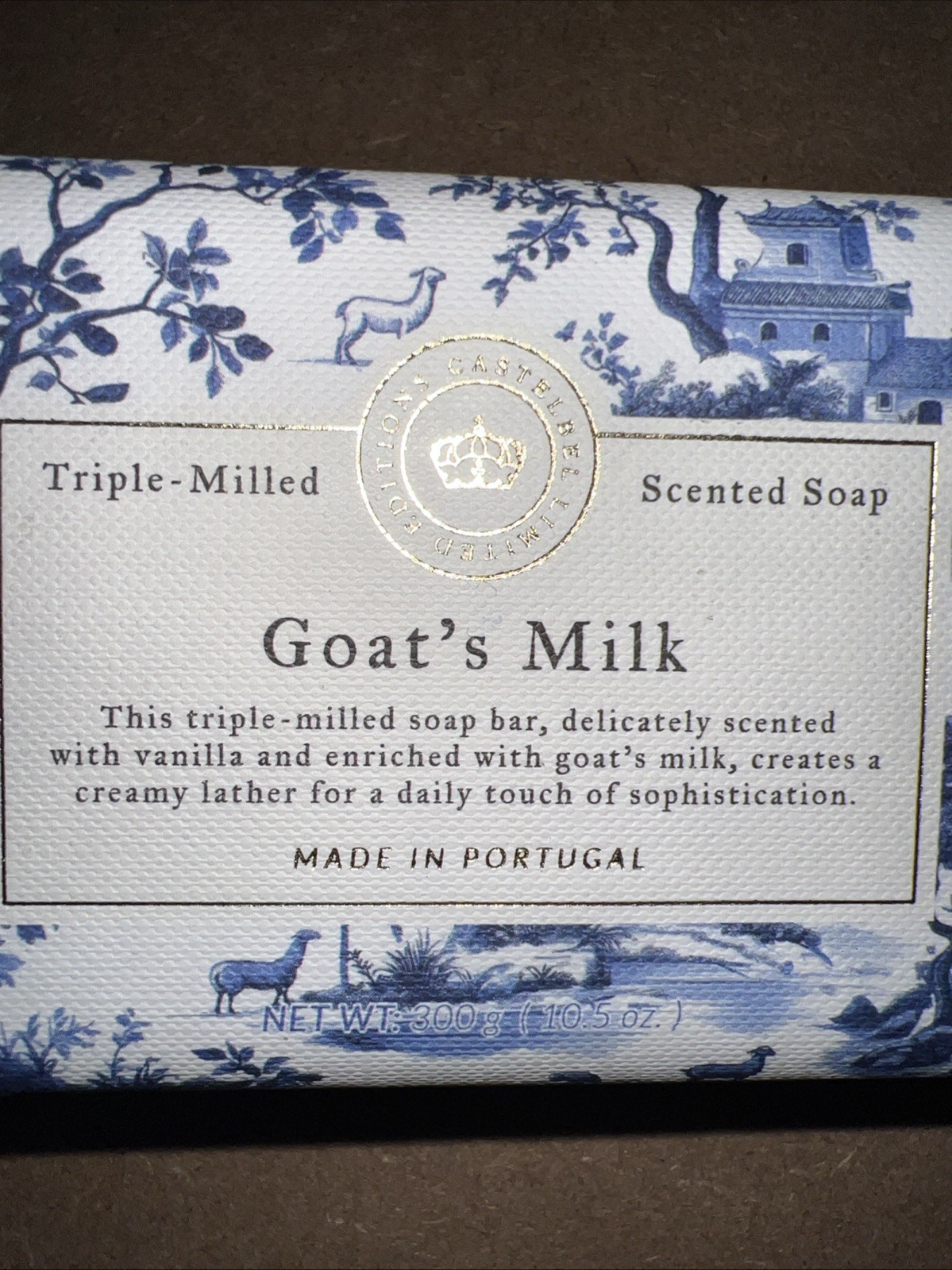 Castelbel Luxury Bath Bar Soap Goat’s Milk Scented 10.5oz triple milled