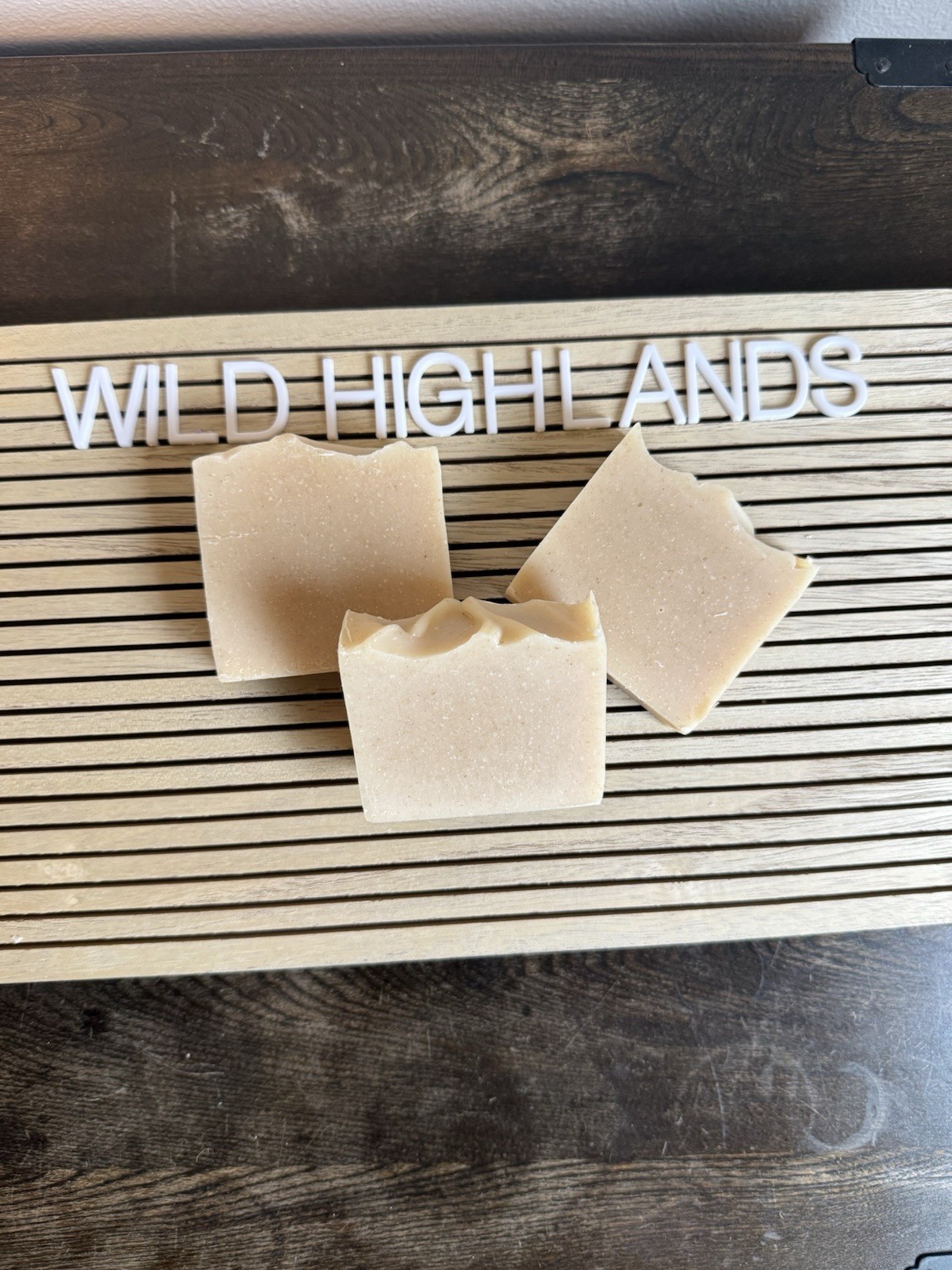 Oatmeal Unscented Goat Milk & Tallow Swirl Body Bar Soap for Body & Hands