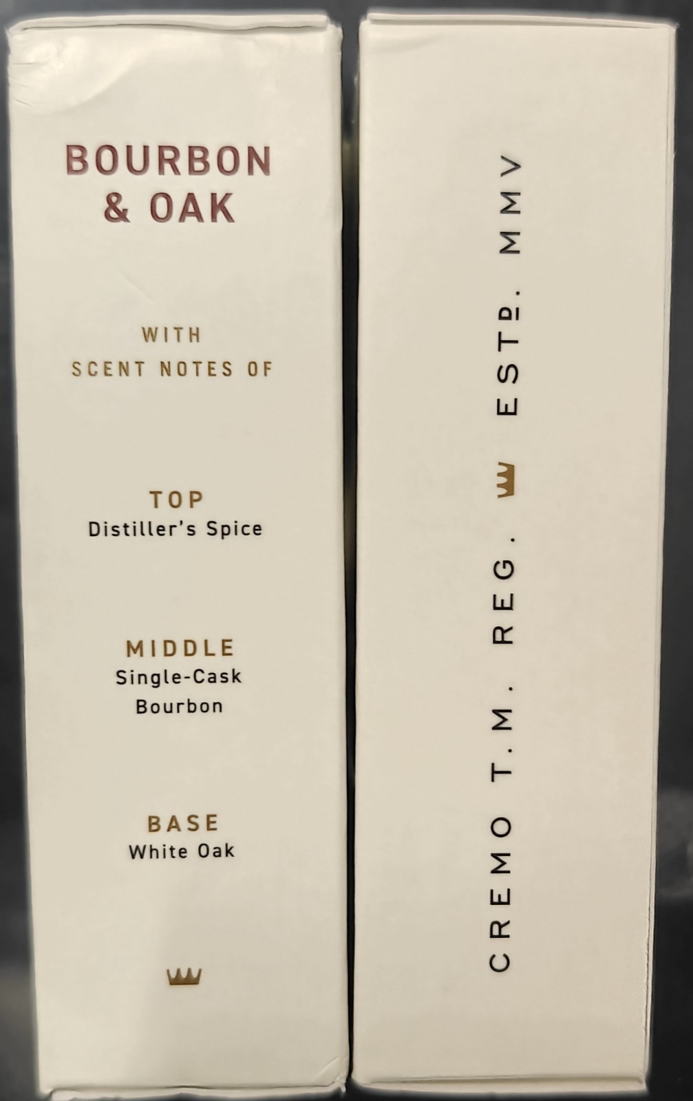 Cremo Bourbon & Oak Exfoliating Body Bar Soap 5oz Lot Of 2