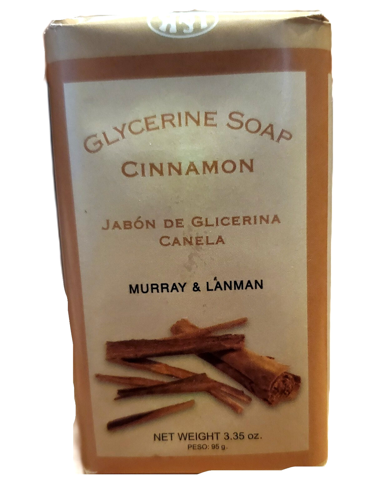 Glycerine Soap Cinnamon (3.35OZ) Murray Lanman bar soap Cinnamon