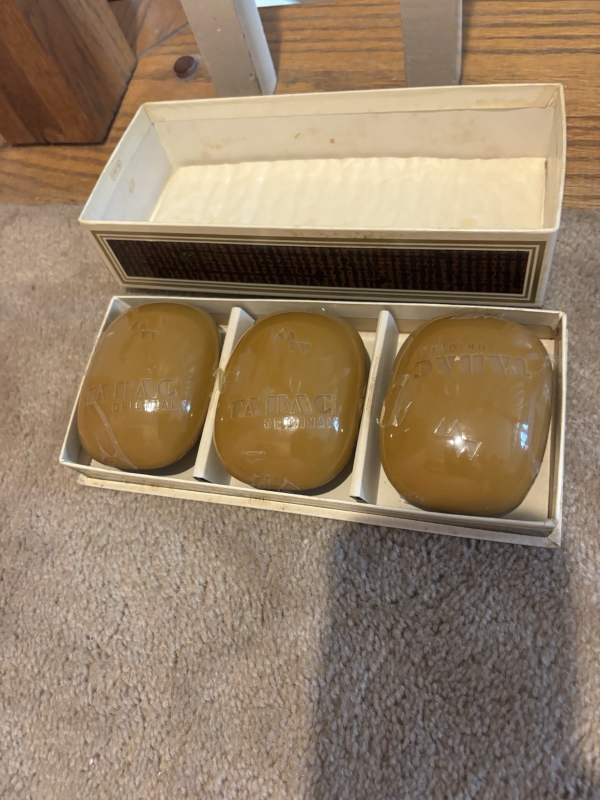 *PACK OF 3 SEALED* TABAC ORIGINAL by Wirtz Maurer LUXURY SOAP 5.25OZ EACH NOS