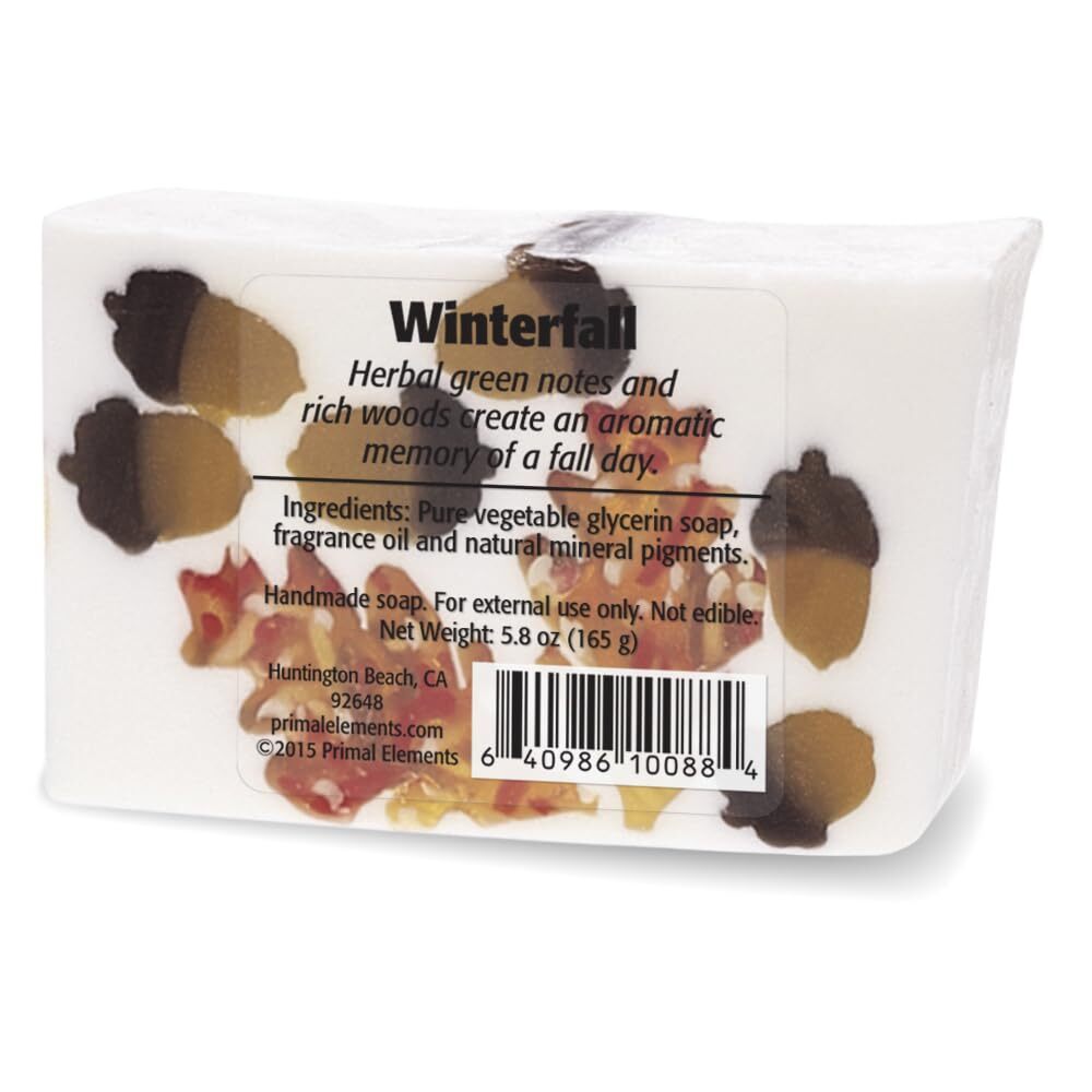 Primal Elements WINTERFALL Soap, Indiv Bars, Solid or Pre-Cut 5.5 lb. Loaf