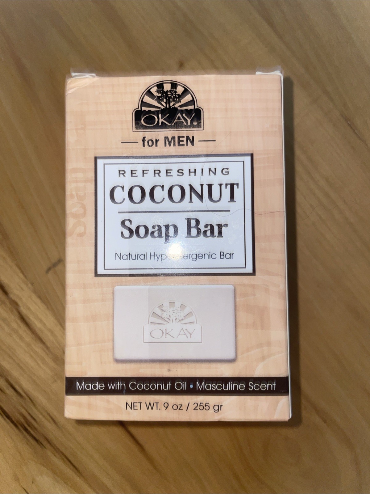 Okay For Men – Refreshing COCONUT Natural Soap Bar – 9oz