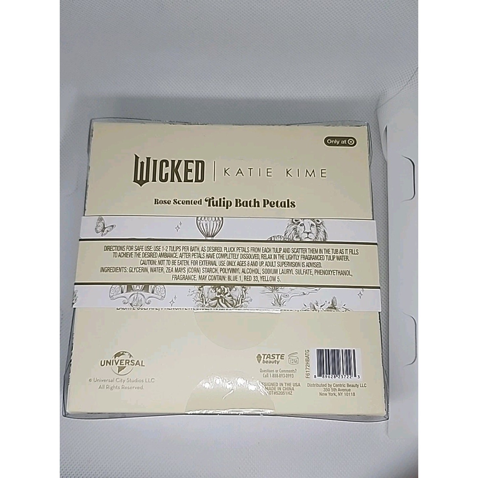 Wicked Movie Rose Scented Tulip Bath Petals 9ct New Flower Soap Set