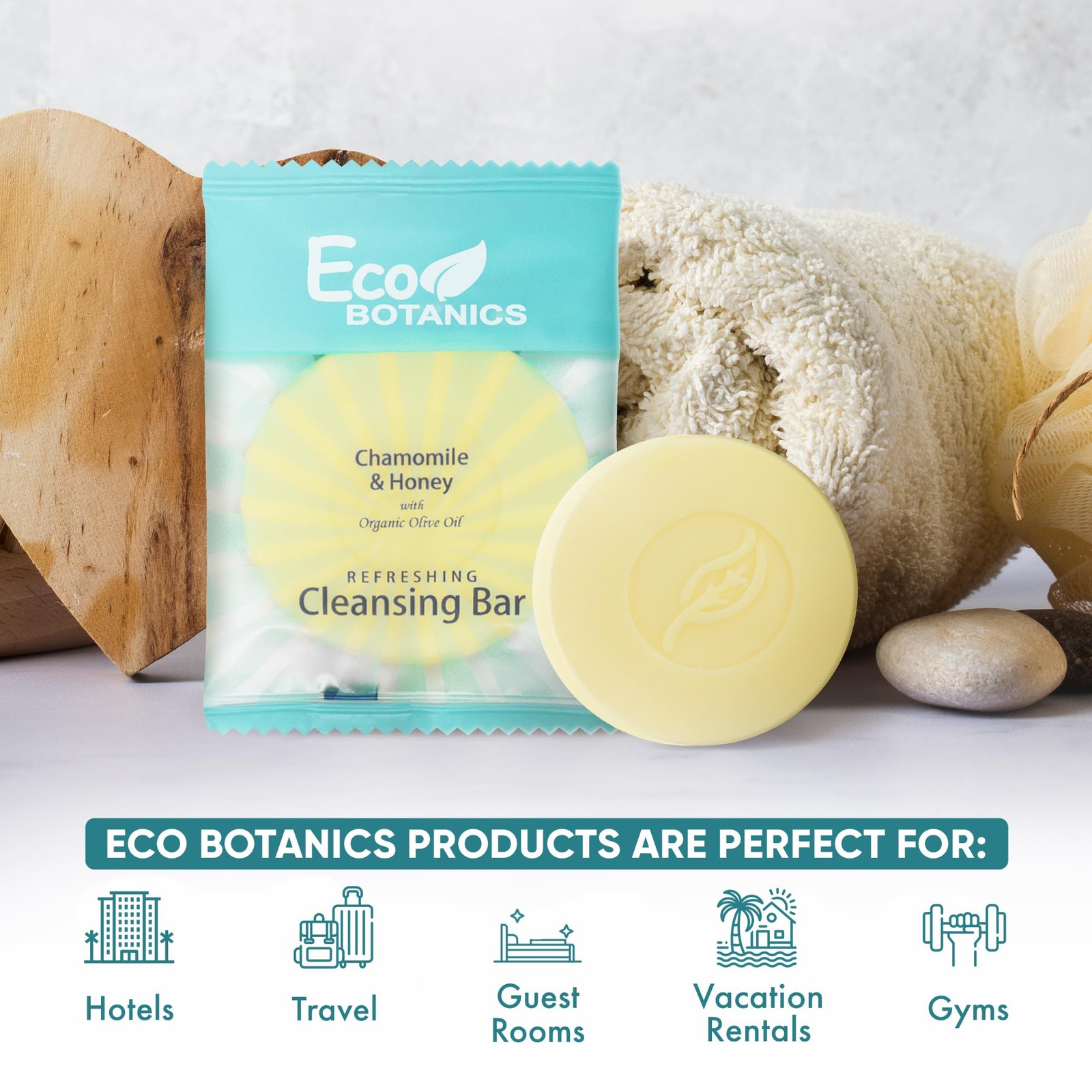 Travel Size Hotel Cleansing Soap Bar 100 Count 0.5 oz Bottles Guest Amenities…