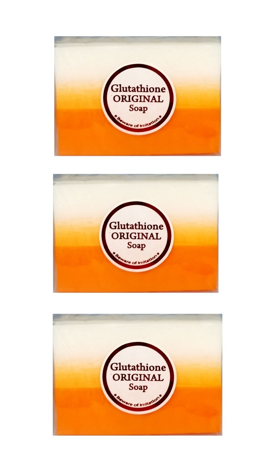 Glutathione Original Soap & Kojic Acid Soap (3 Bars x 120g)