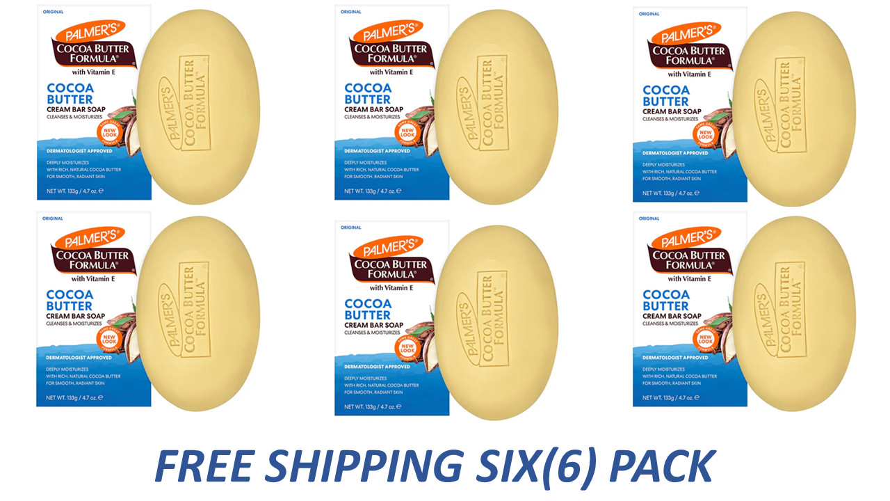 Palmer Cocoa Butter Bar Soap Cleanses & Deeply Moisturizes Smooth Radiant Skin