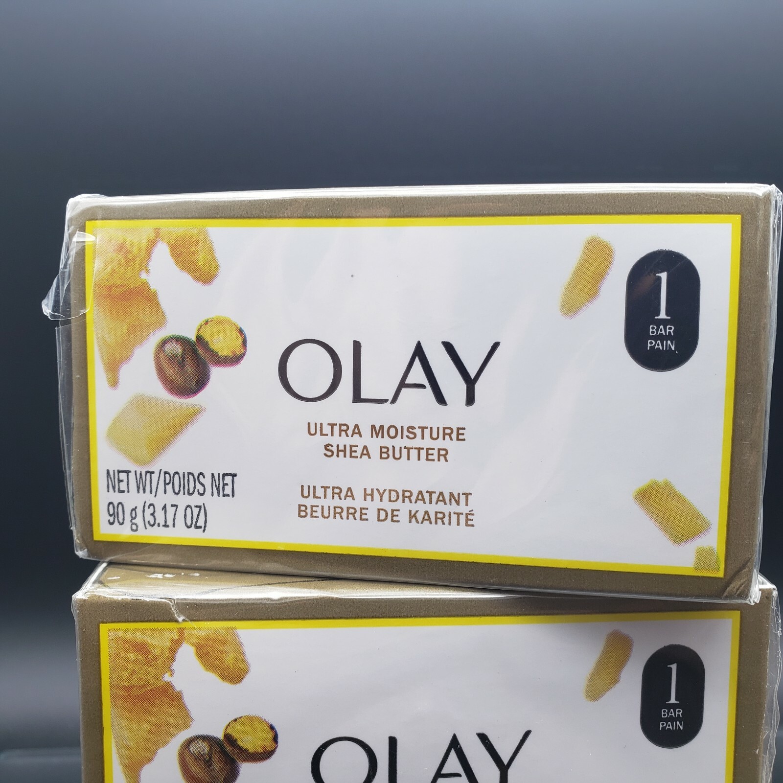 Olay Ultra Moisture – Shea Butter Bar Soap 3.17oz each / LOT OF 4