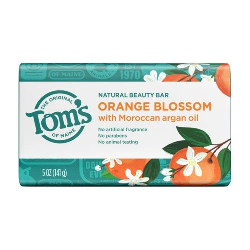 Tom’s Of Maine, Natural Beauty Bar Soap Orange Blossom, 5 Oz (Case of 3)