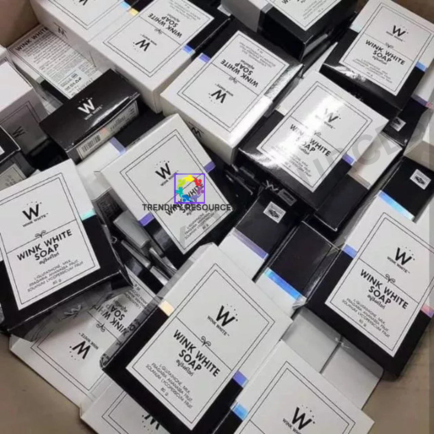 6 X Wink White Soap 80g Gluta Whitening Body Pure Face Lightening Skin Cleansing
