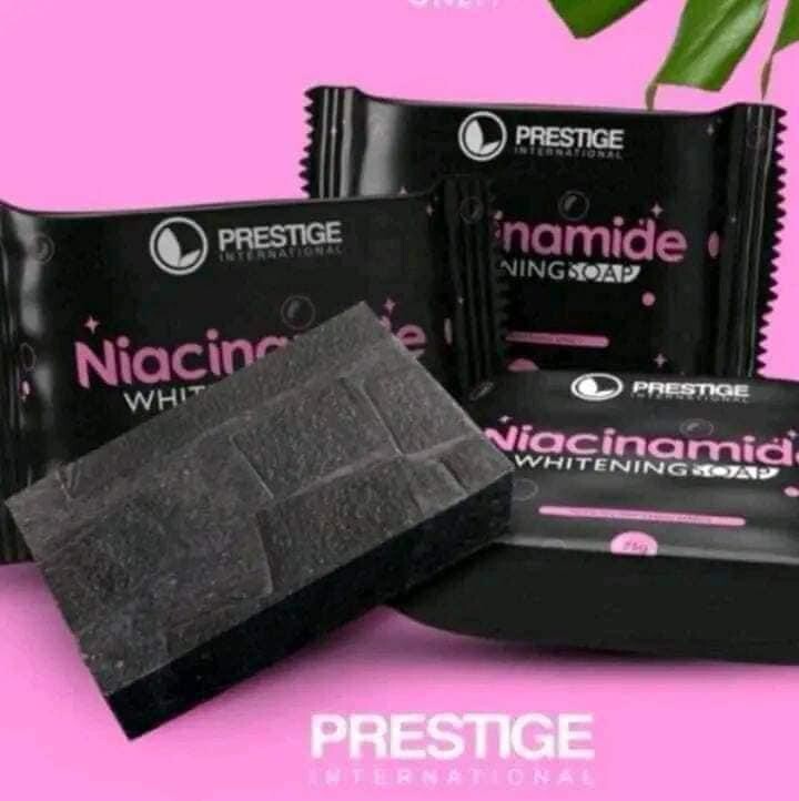 5 Bars Prestige International Niacinamide Whitening Soap, 75g Each