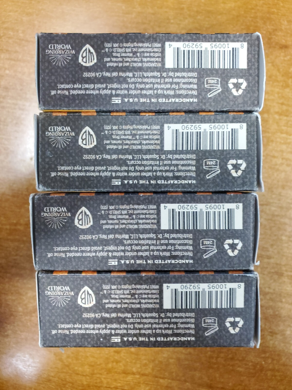4 Bars: Dr. Squatch Bar Soap Harry Potter *HUFFLEPUFF* Med. Grit (2904)