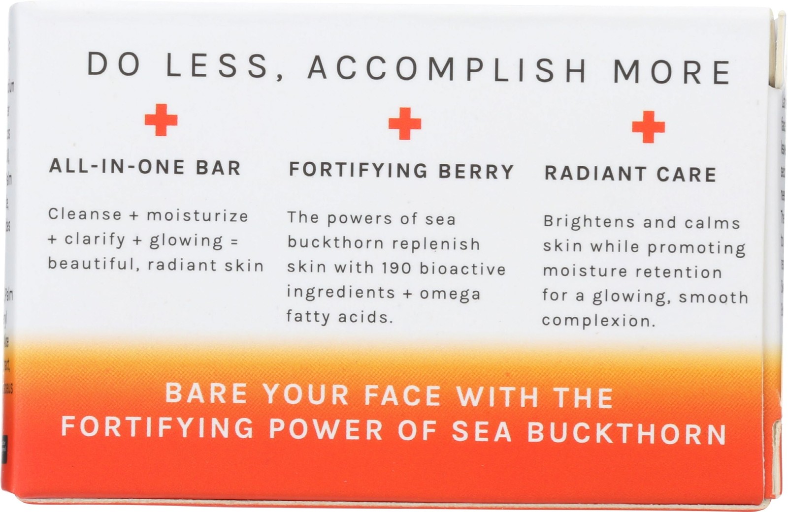 – Bare , Sea buckthorn ol Cleansing Bar for All Skin Types, for Radiant, Even…