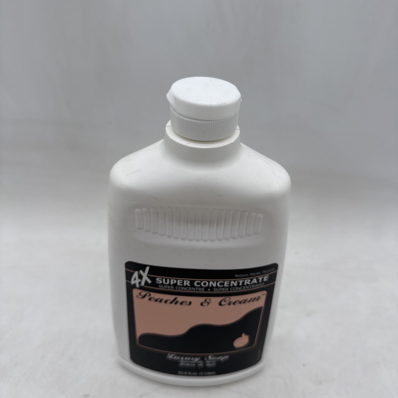 Peaches & Cream 4x Super Concentrate Luxury Soap 1L 33.8 fl oz Sealed