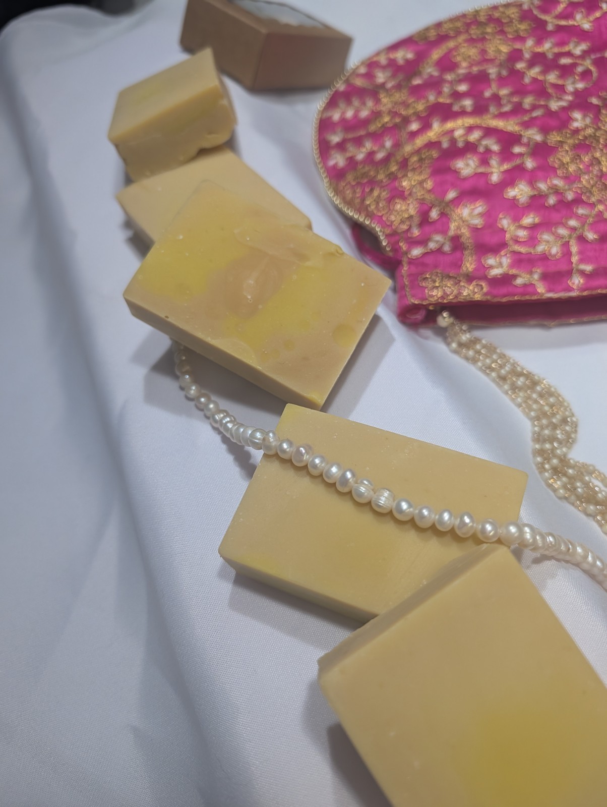Handmade Ylang Ylang Sandalwood Scented Body Soap Bars