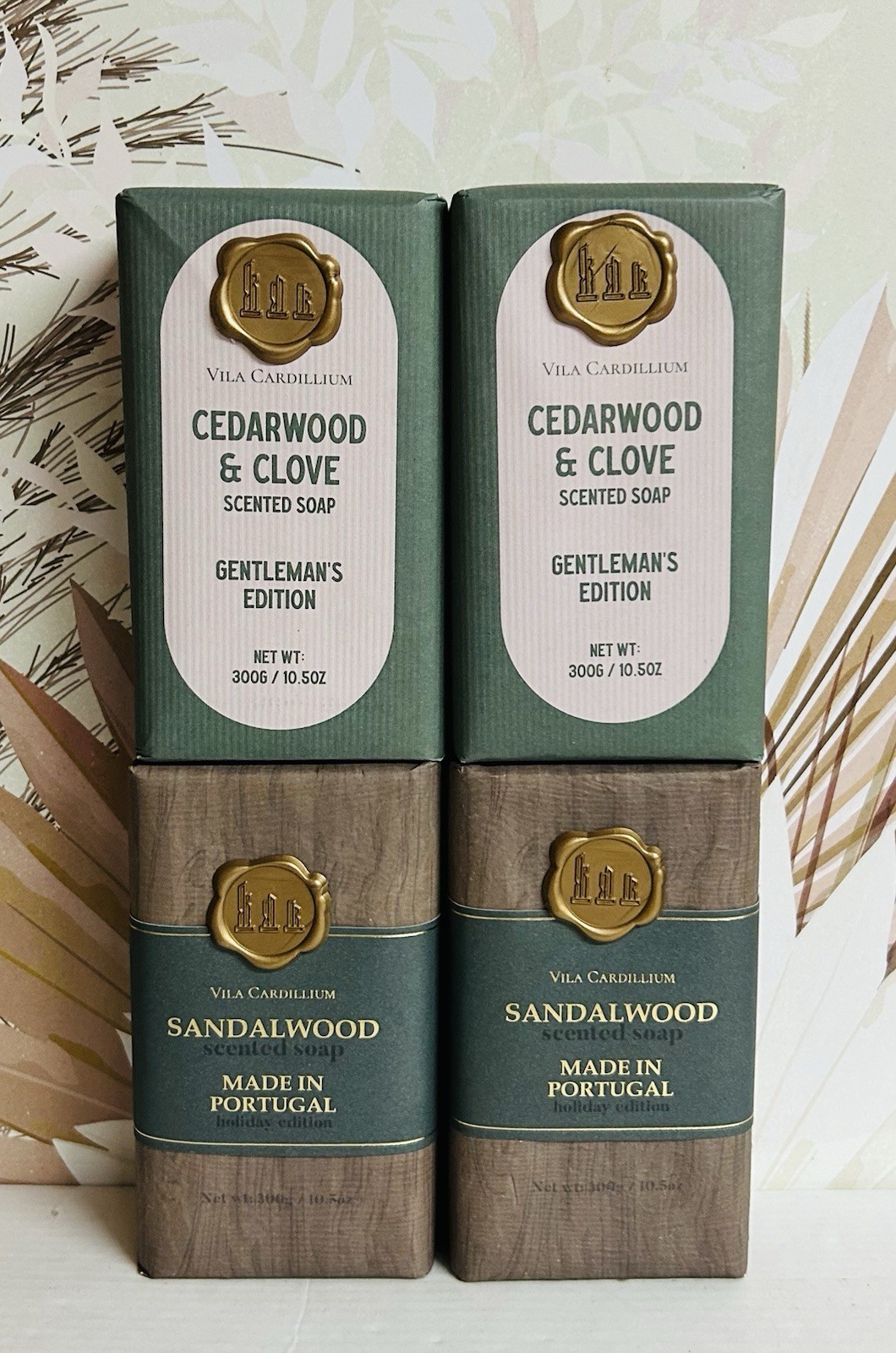 4-Pack Vila Cardillium ~ Cedarwood & Sandalwood Bar Soap 10.5 oz Each