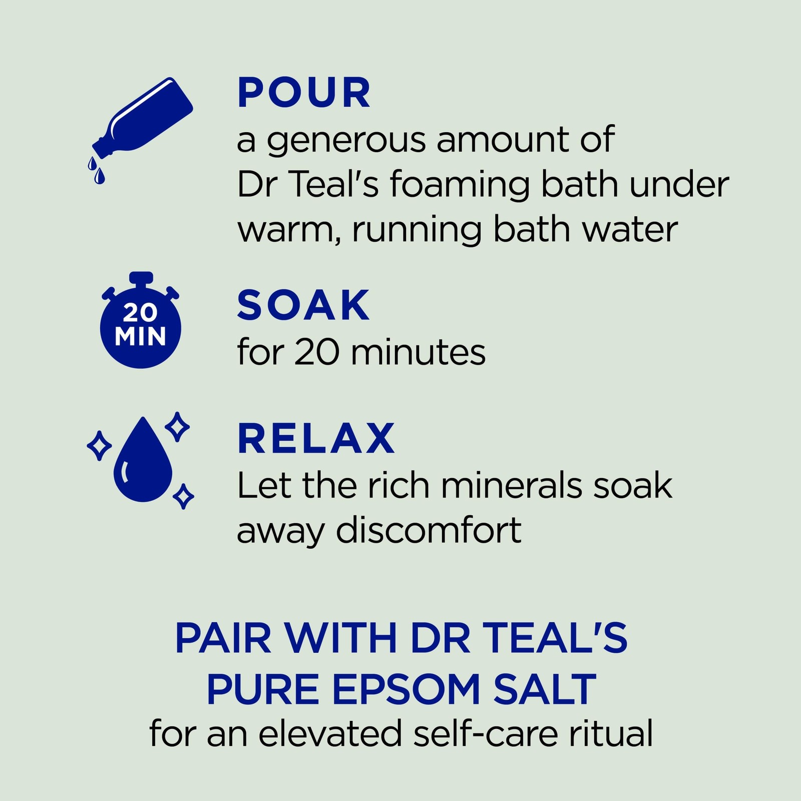 Dr Teal’s Foaming Bath with Pure Epsom Salt, Relax & Relief with Eucalyptus &…