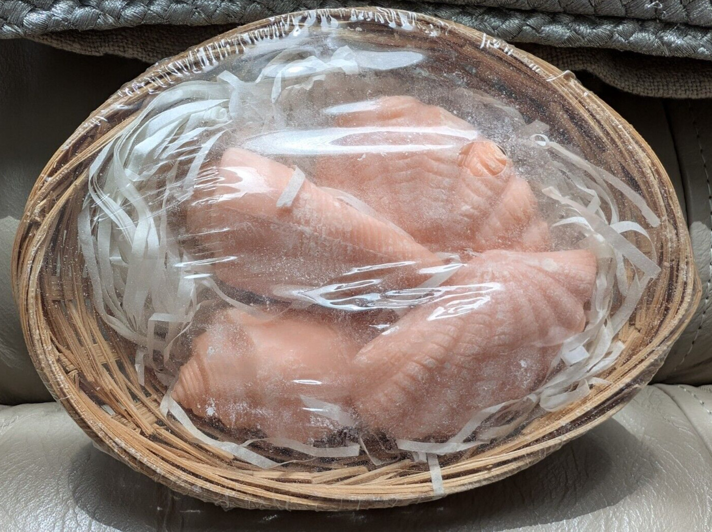 Rovar Soap Company Sea Shell Basket 4-1 oz Soaps NEW