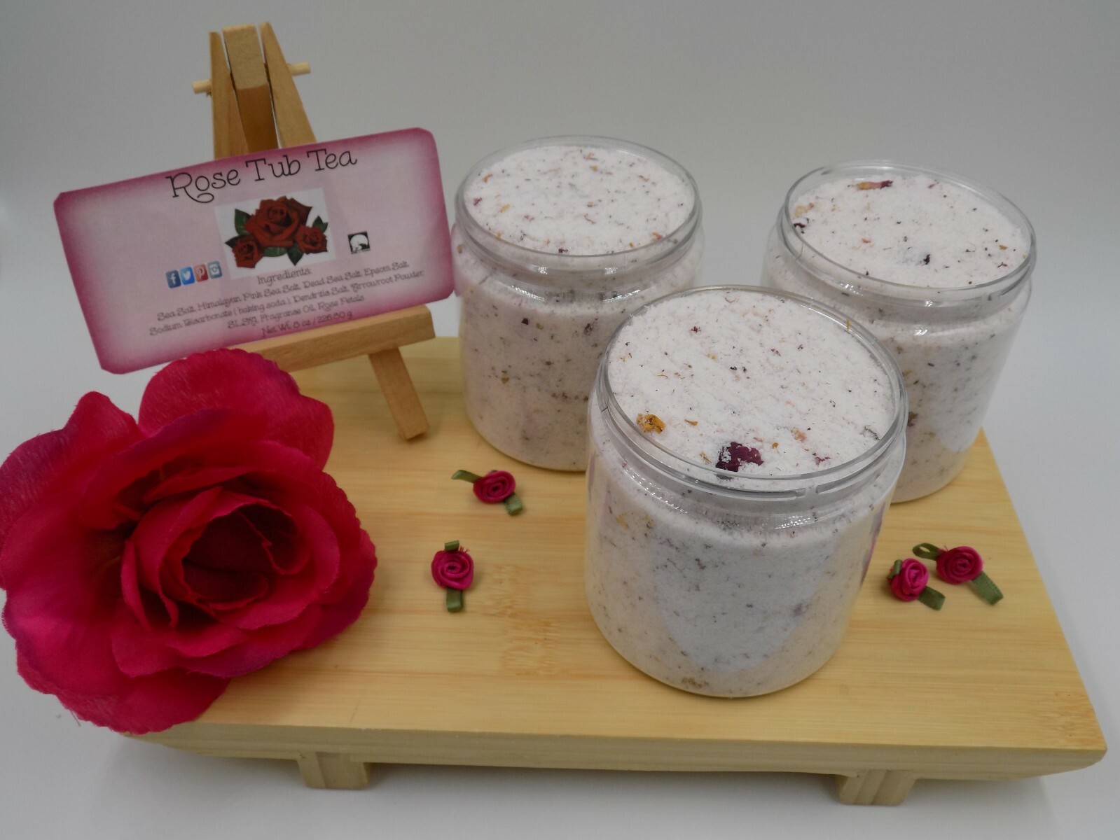 Rose Tub Tea / Bath Salt / Romanic Bath Salts