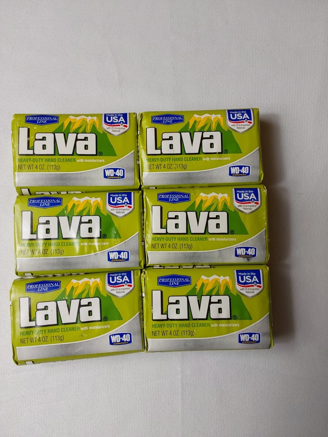 WD-40 Lava Heavy Duty Hand Cleaner With Moisturizers Professional Line 6 Pack
