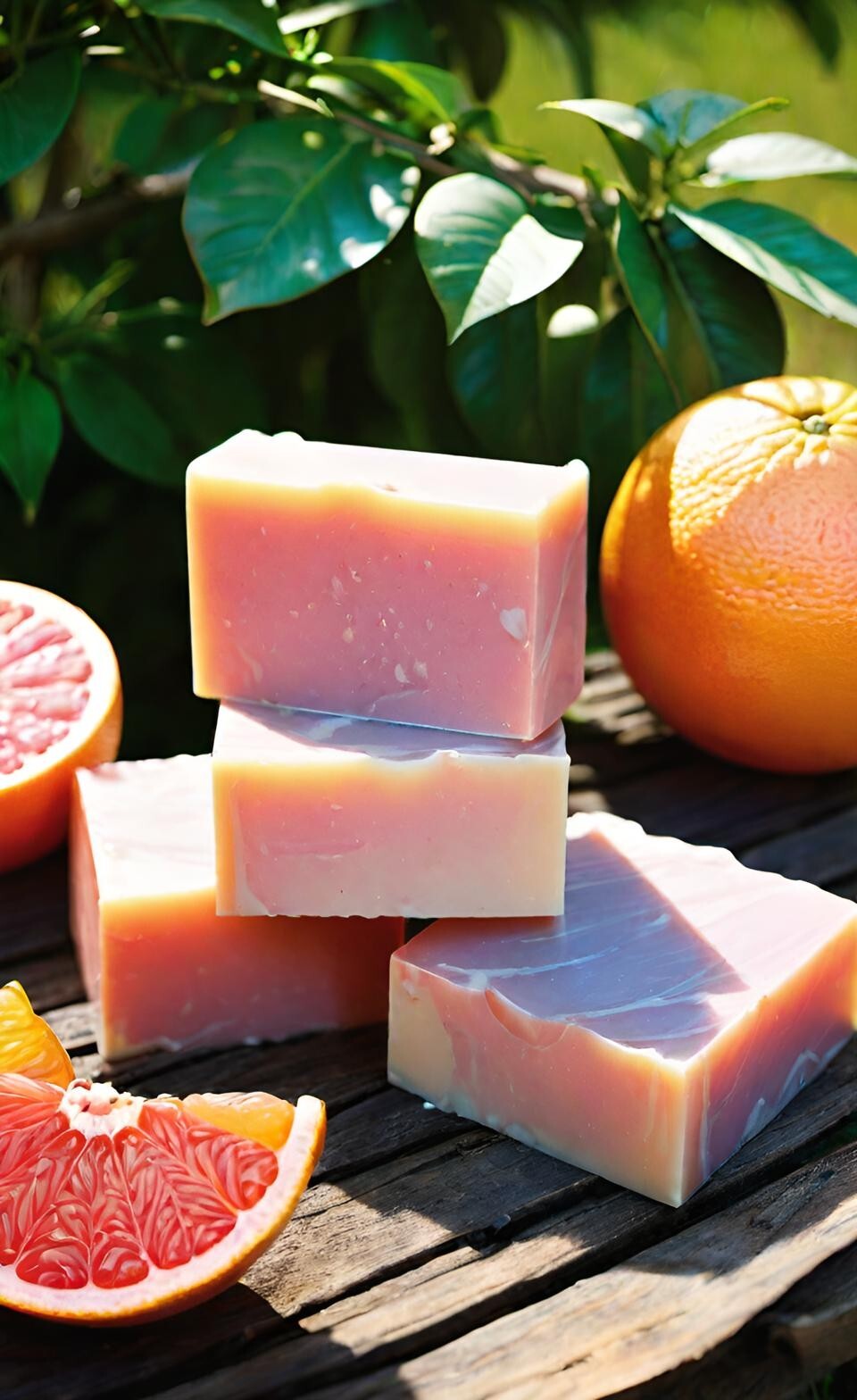 Grapefruit Handmade Organic Soap Bar Natural Oil Wonderful Scent Premium Body