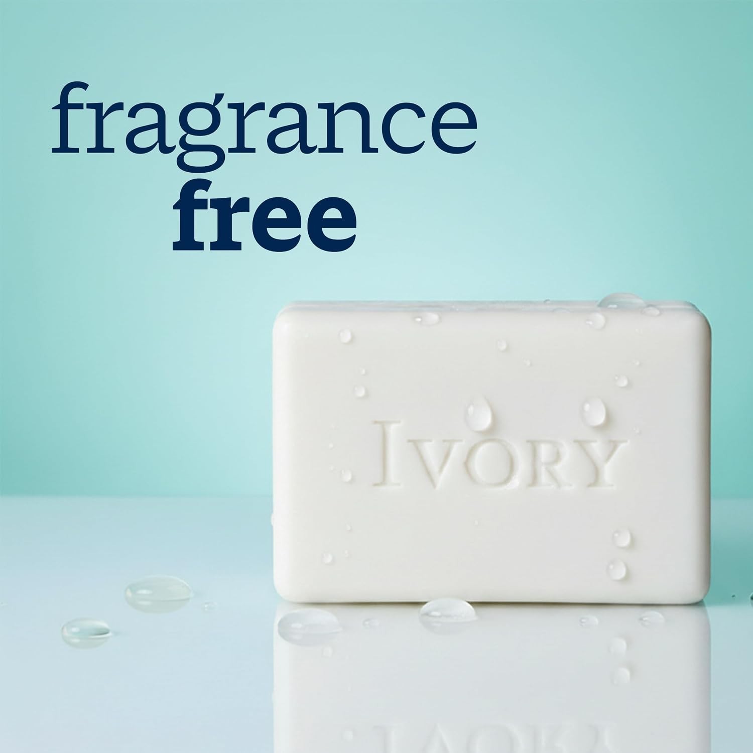 Ivory Sensitive Bar Soap, Designed for Whole Family, Fragrance Free, 99.44% Pure