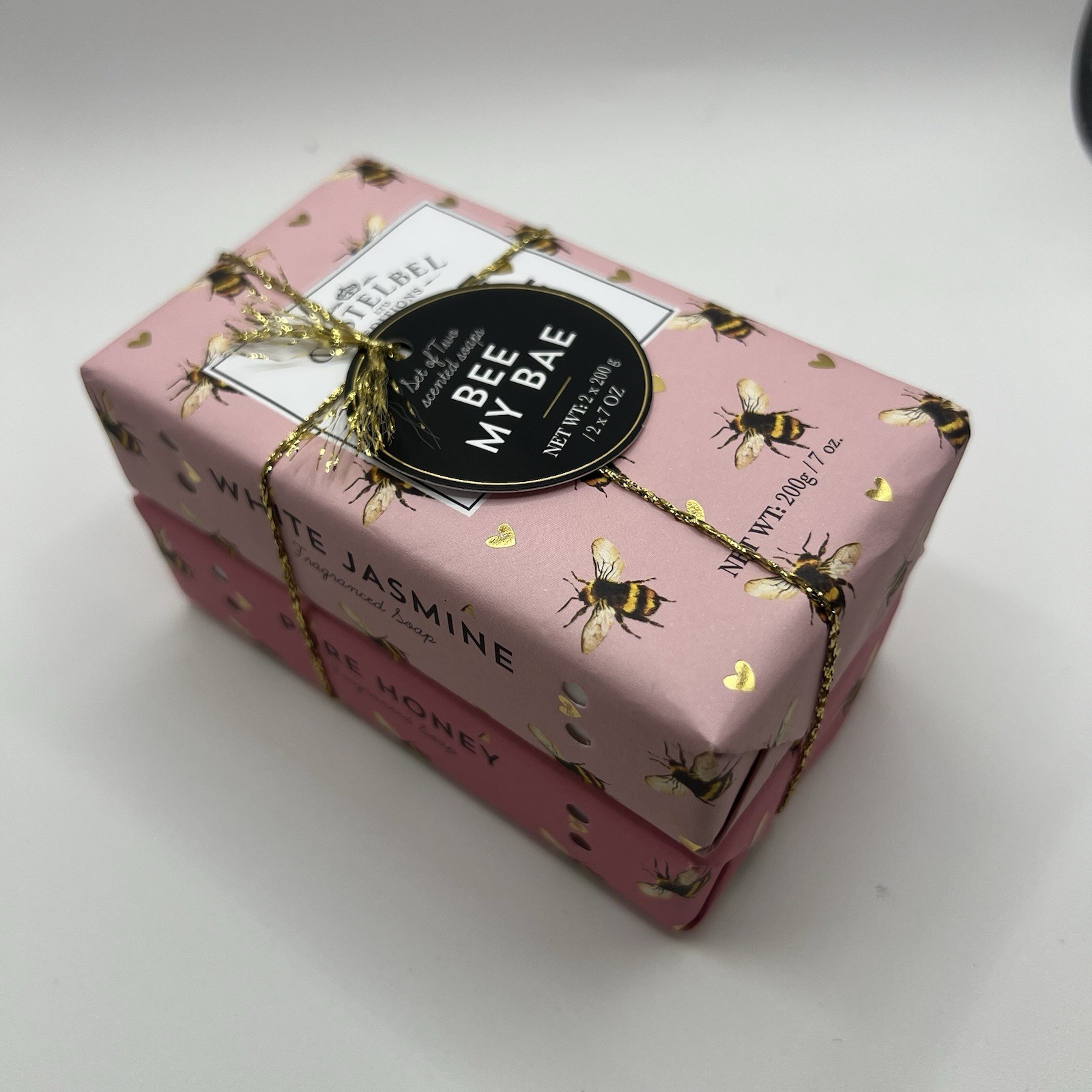 Bee My Bae Castebel White Jasmine Fragrances Soap Made In Portugal 4×2.5inches