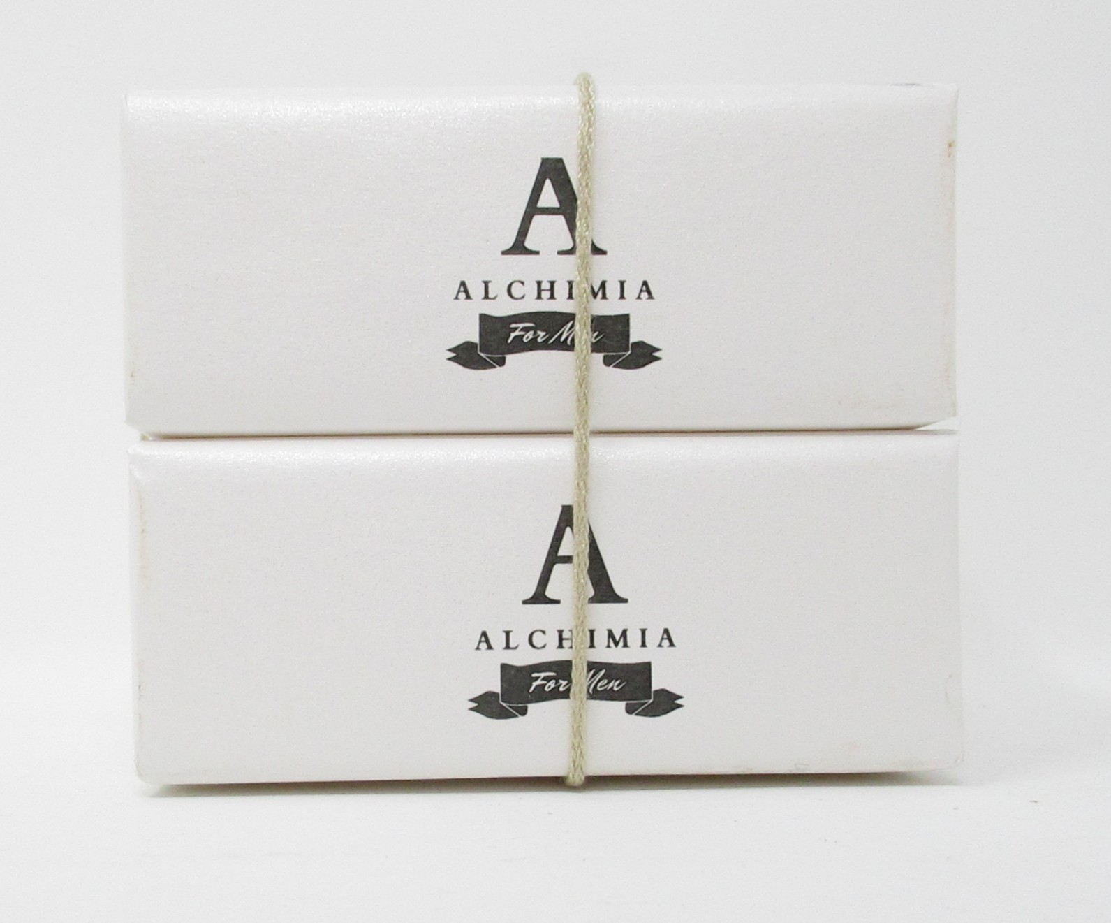Alchimia Men Italian Luxury Vegetable Bath Bar Soap 2 Pack Cedar scented