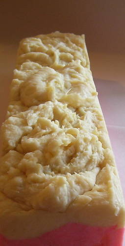 WHOLESALE SHEA BUTTER SOAP LOAF ARGAN OIL HANDMADE SOAP Raspberry Cream 3lbs