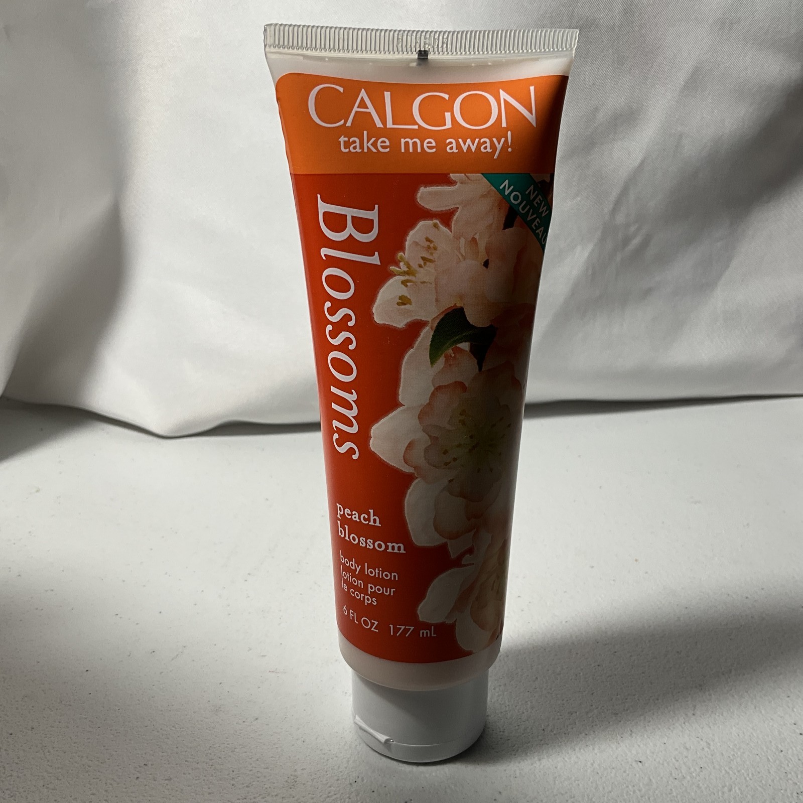 Calgon Take Me Away! Blossoms Peach Blossom Body Lotion 6 fl oz / 177 mL NEW