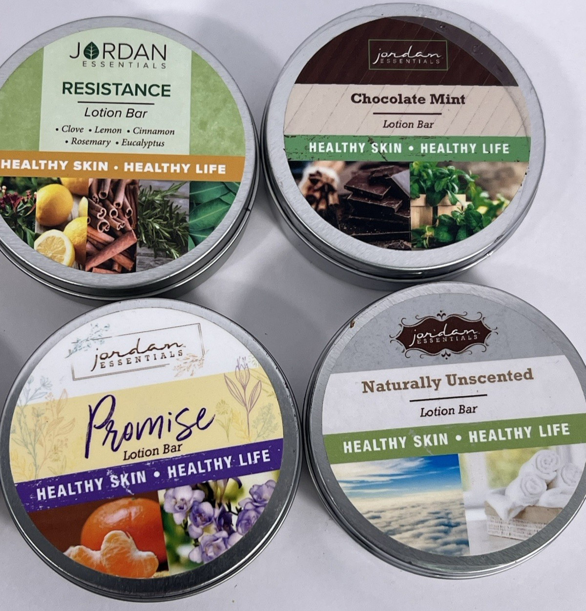 Jordan Essentials Set Essential Oil Lotion Bars Lot Of 8 New Various Scents