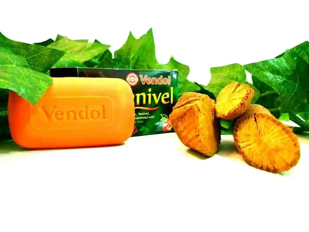 VENDOL VENIVEL Herbal – 80g Ayurvedic Beauty Soap Pure NATURAL From Sri Lanka
