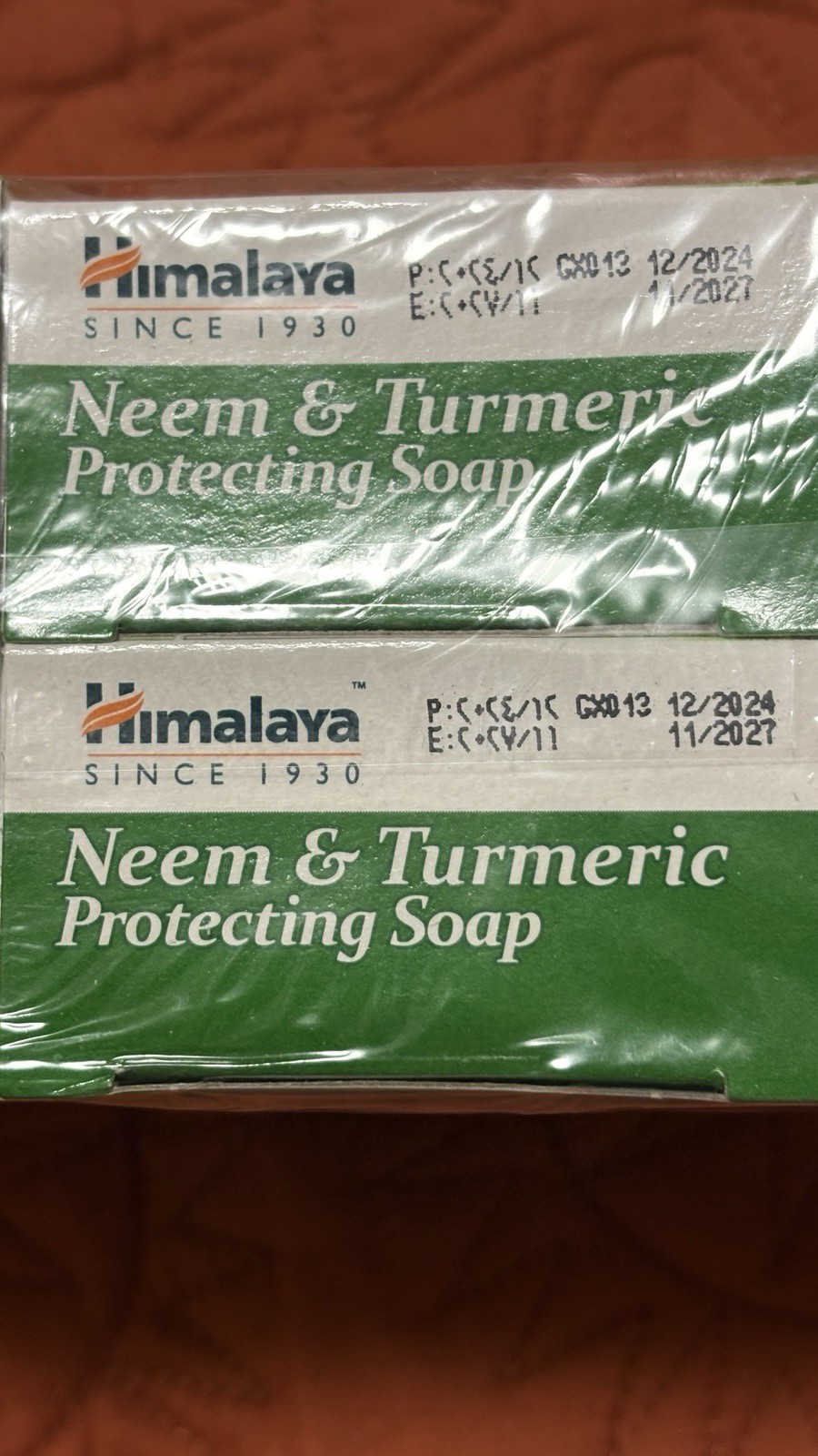 Himalaya Neem & Turmeric Protecting Soap 125g Bar Lot of 6 Natural Herbal Beauty