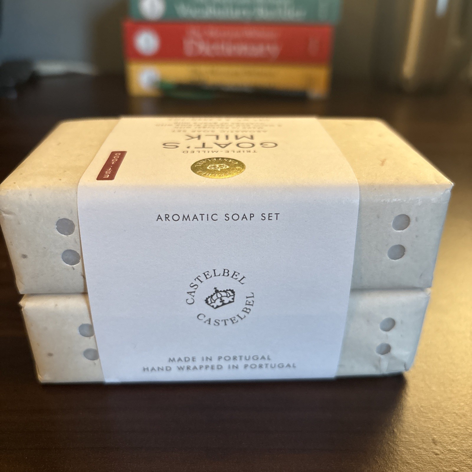 Castelbel Goat’s Milk Scented Soap Set 2 x7oz. Bar Soaps
